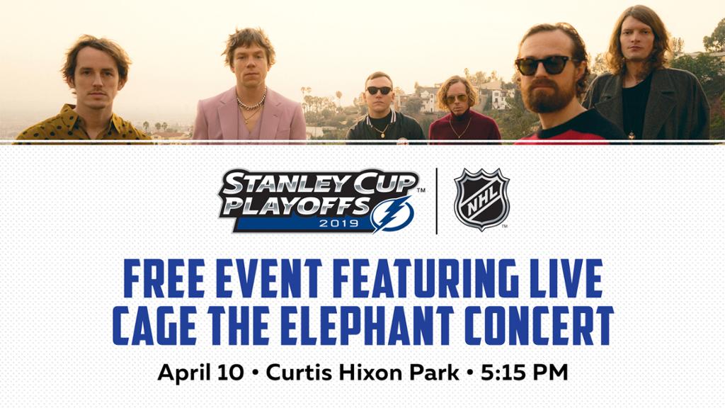NEWS: Tampa Bay Lightning Kickoff Party this Wednesday at Curtis Hixon Park
