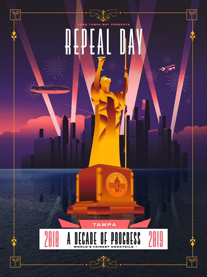 Celebrate 10 years of USBG Tampa Bay’s Repeal Day Gala on December 7th