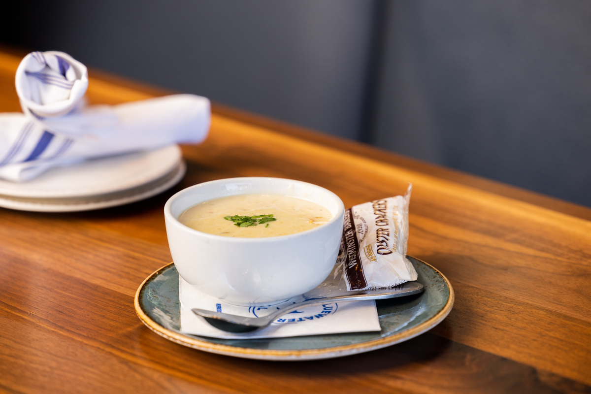 Celebrate New England Clam Chowder Day at Bluewater Grill